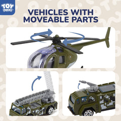 TOY Life Army Men two colors offering varied squad setups for stories
