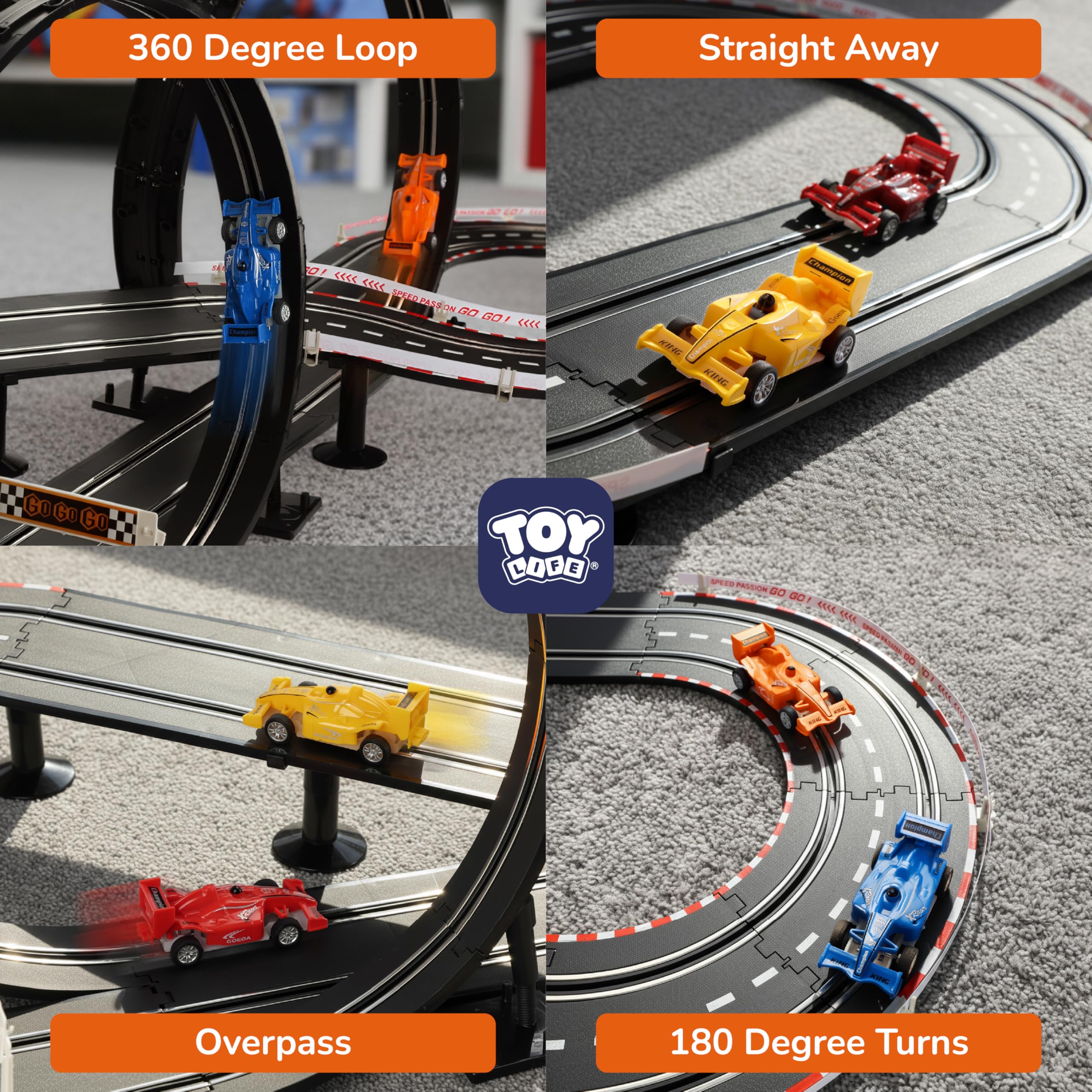 TOY Life magnet cars hug the curves for smoother turns.