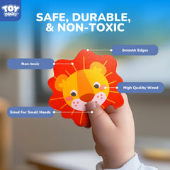 TOY Life monkey piece: vibrant hue encourages exploration and problem solving