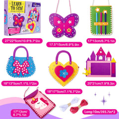 Toylink sewing kit packaging: gift-ready box ideal for birthdays and camps
