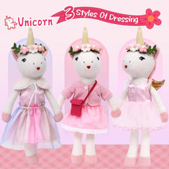 Toylink unicorn doll sweater cardigan for layered outfits.