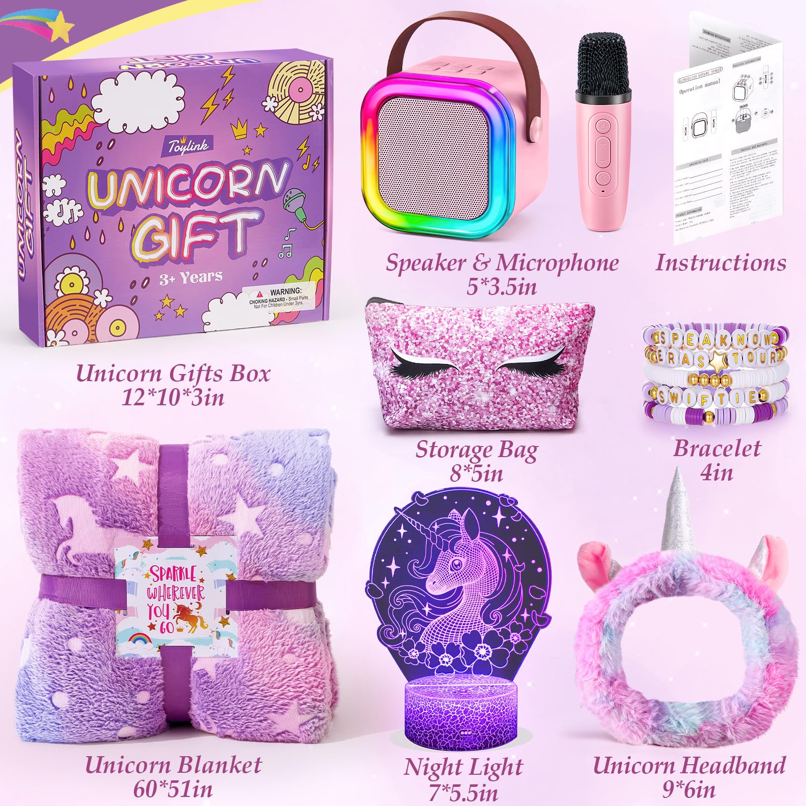 Toylink Unicorn Gifts instruction paper for quick setup ideas