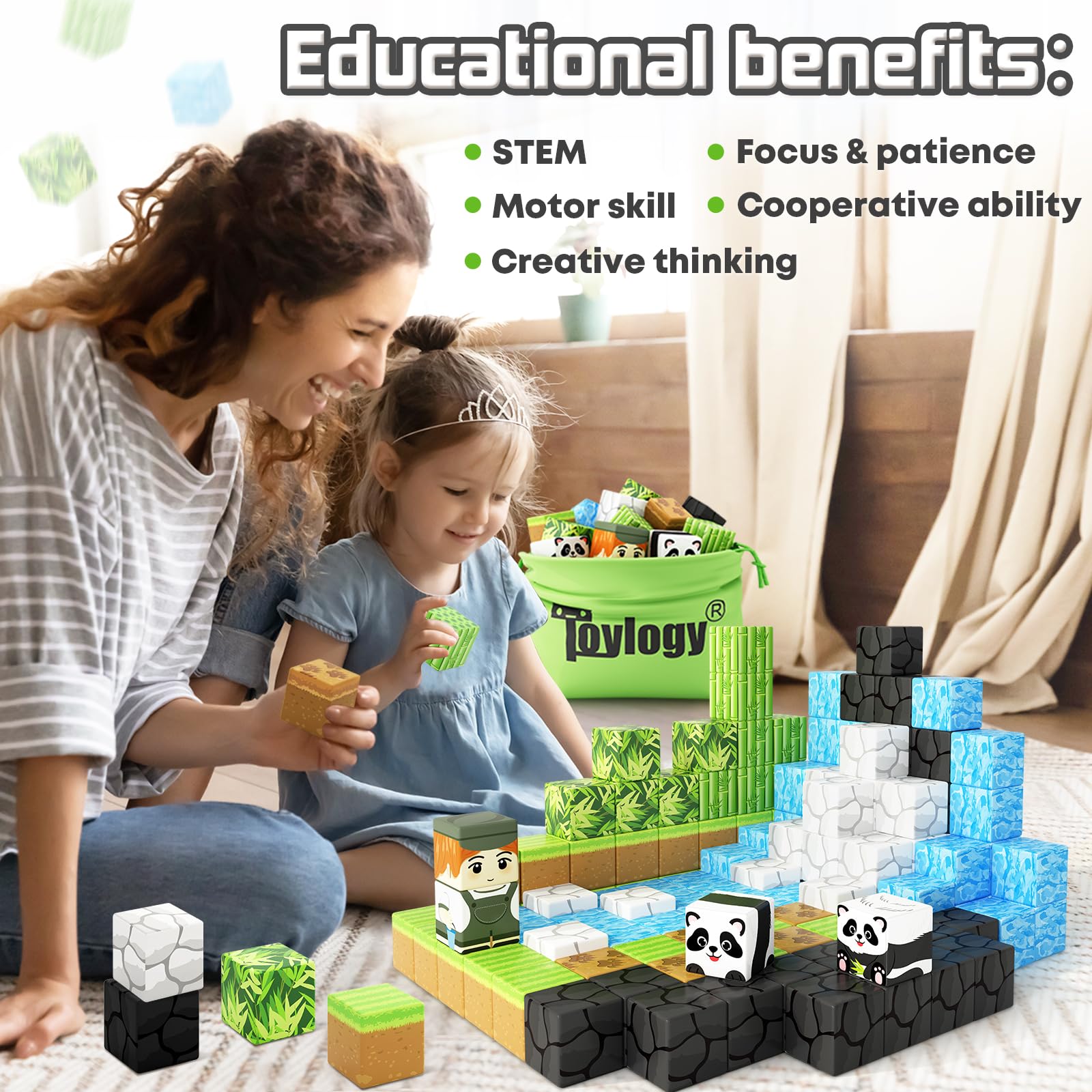 Toylogy ABS Safety Material ensures non-toxic play for peace of mind.