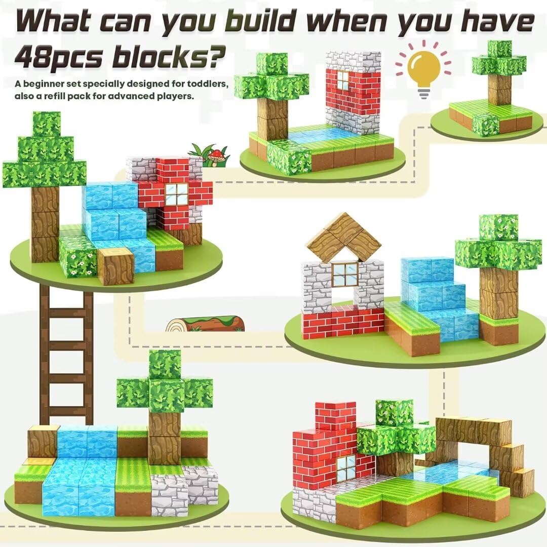 Toylogy blocks build-play encourages creativity and fine motor skills through exploration