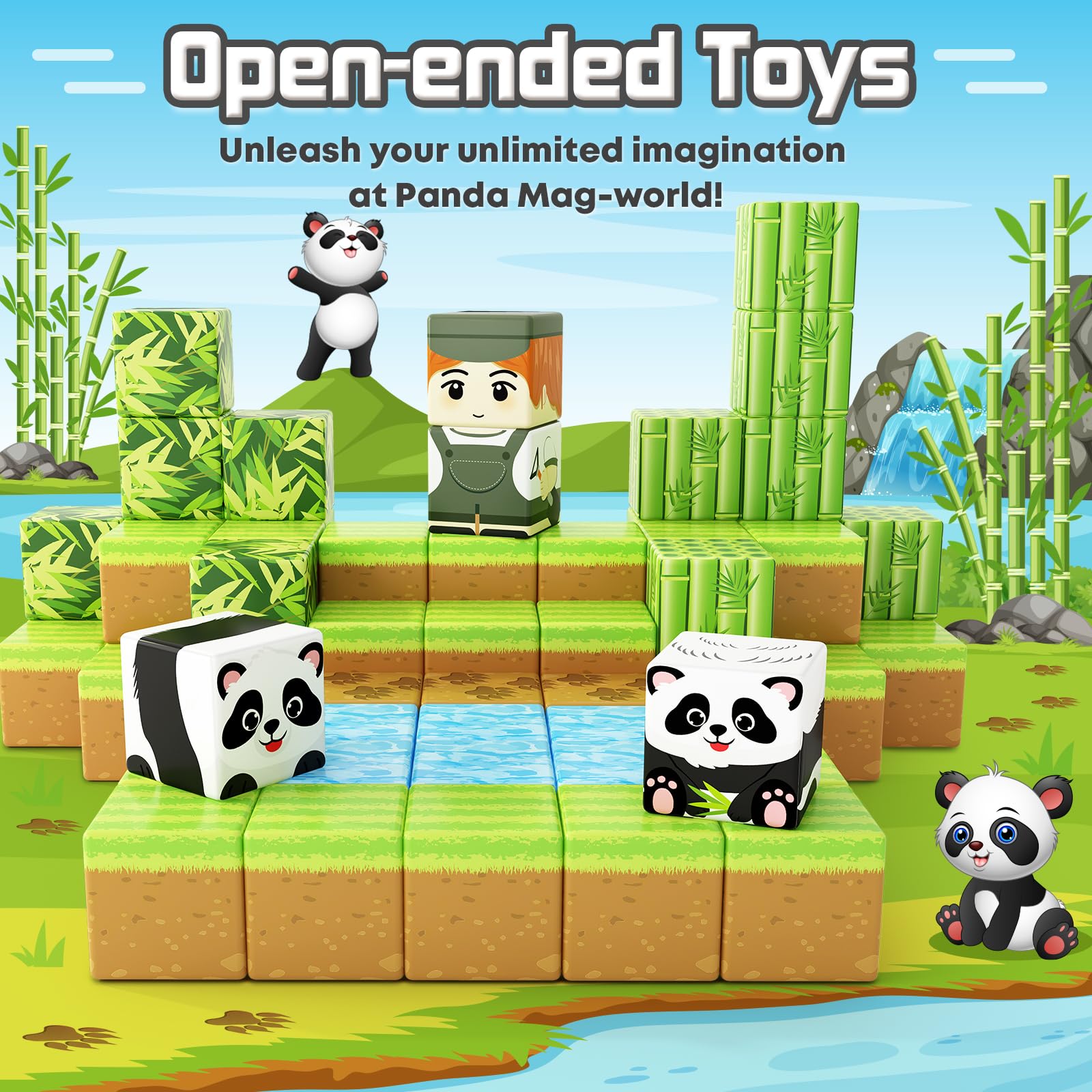 Toylogy Blocks Building Structure demonstrates open-ended construction play.