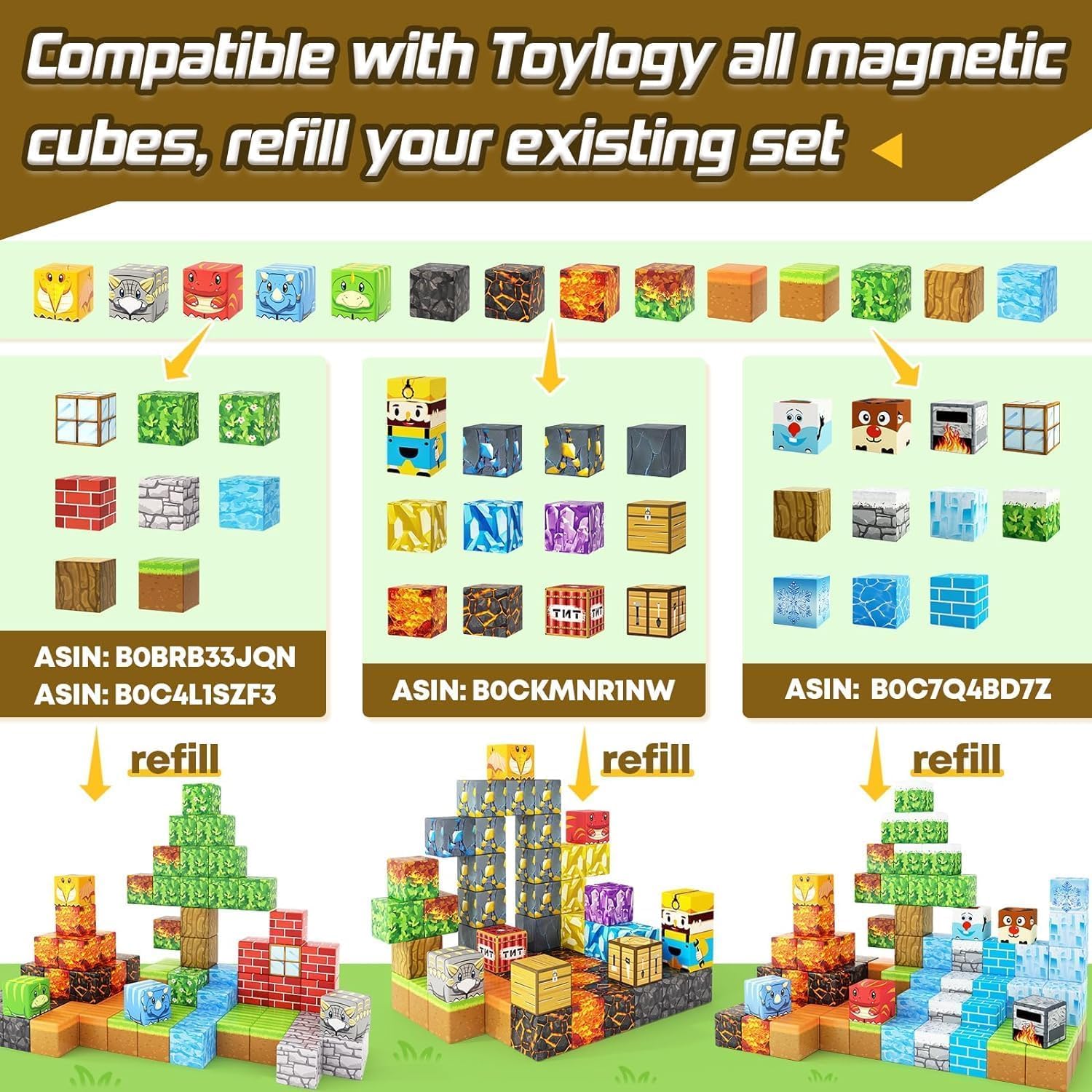 Toylogy dinosaur magnetic blocks bridge diorama supports problem solving and creativity