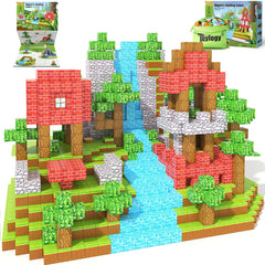 Toylogy Forest Edition magnetic blocks for open ended forest builds