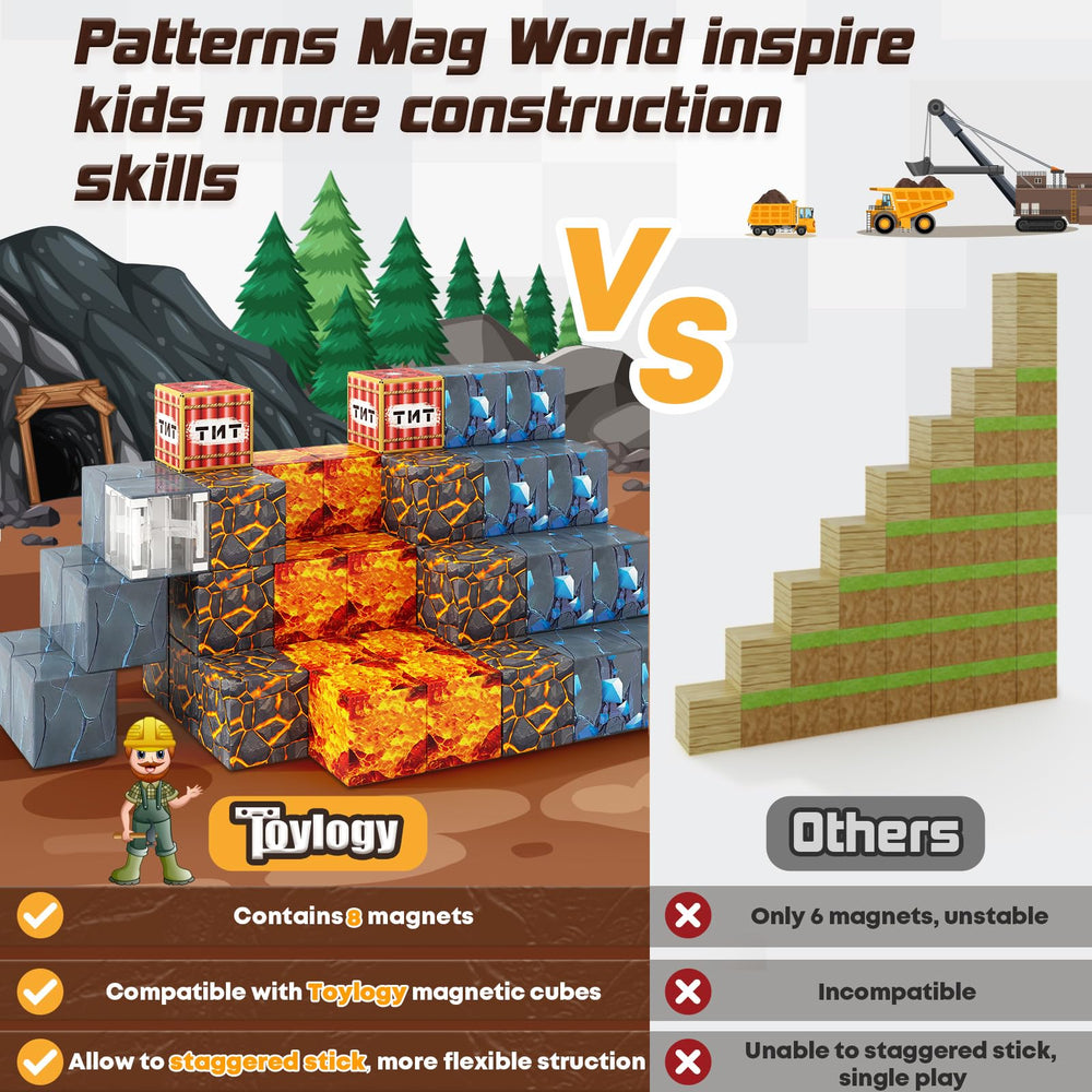Toylogy magma waterfall creations enhance sensory exploration and experimentation.