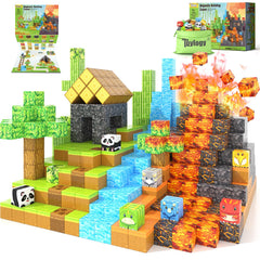 Toylogy Mine MagWorld dinosaur scene sparks imaginative STEM play.