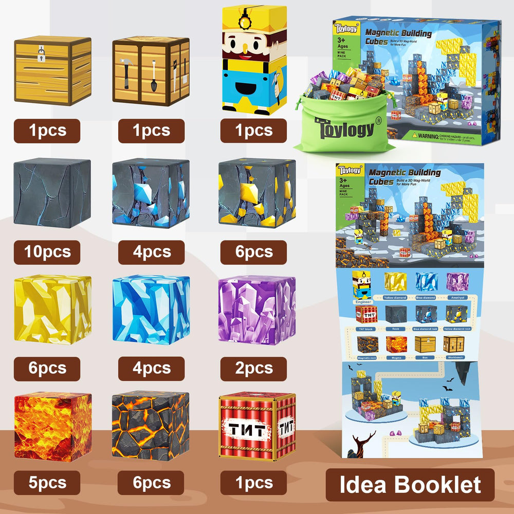 Toylogy open-ended playset invites limitless creativity for children age 3+.