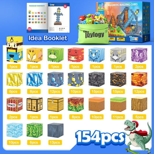 Toylogy magnetic blocks outdoor sensory play sparks coordination and collaborative building