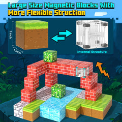Toylogy magnetic blocks are toddler-friendly for beginner builds and confident handling.