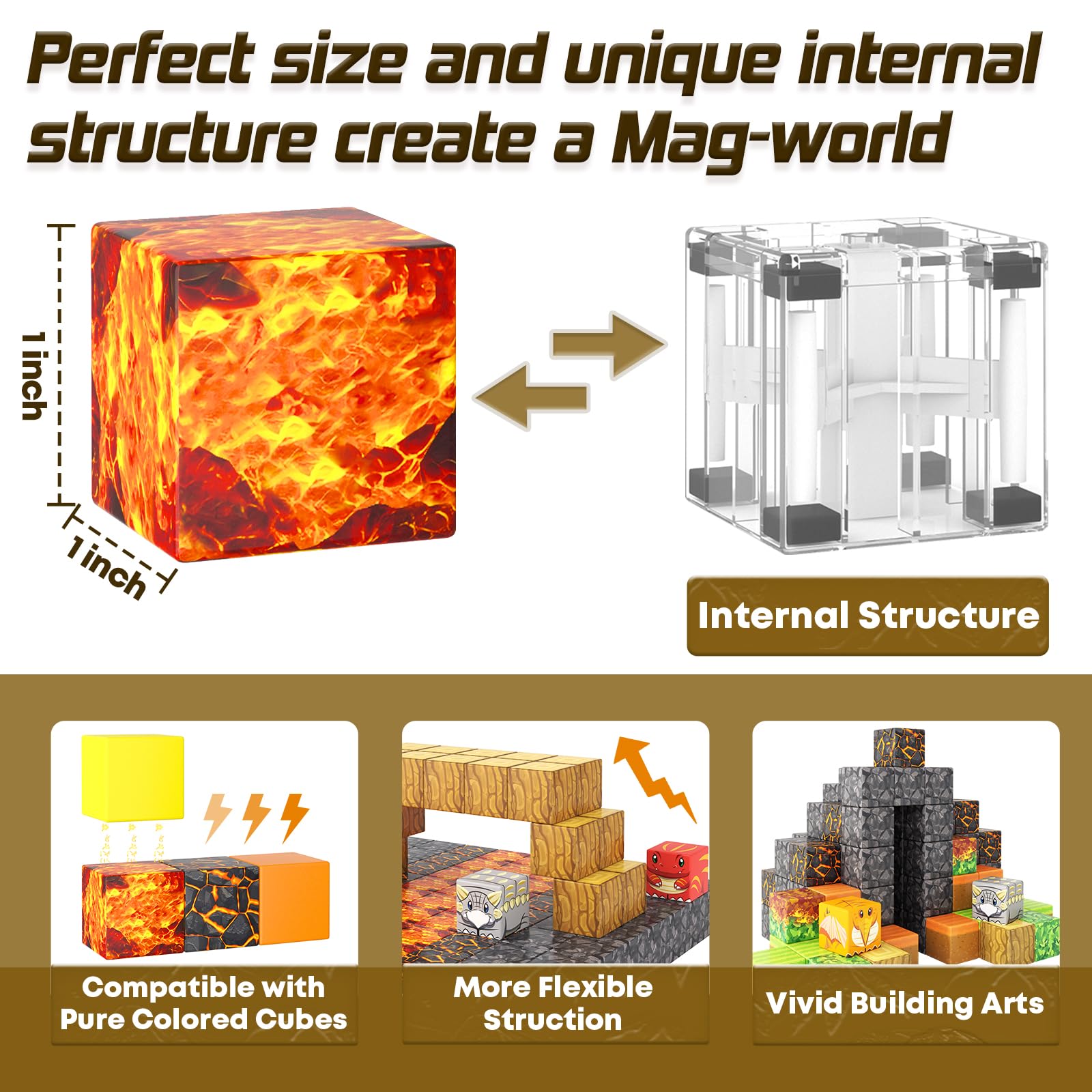 Toylogy Mine Caves and Ice Landscapes invite cooperative building