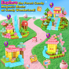 Toylogy Mine Magnet World forest cabin sparks imaginative collaboration.