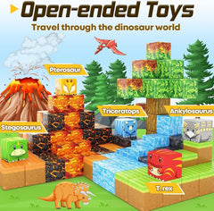 Toylogy mine world tiles assembly shows versatile building for home and classroom