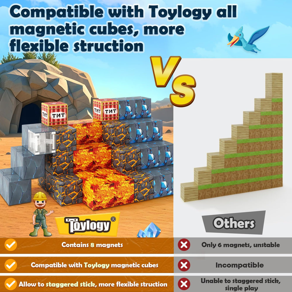 Toylogy stem construction toys boost fine motor and spatial skills.