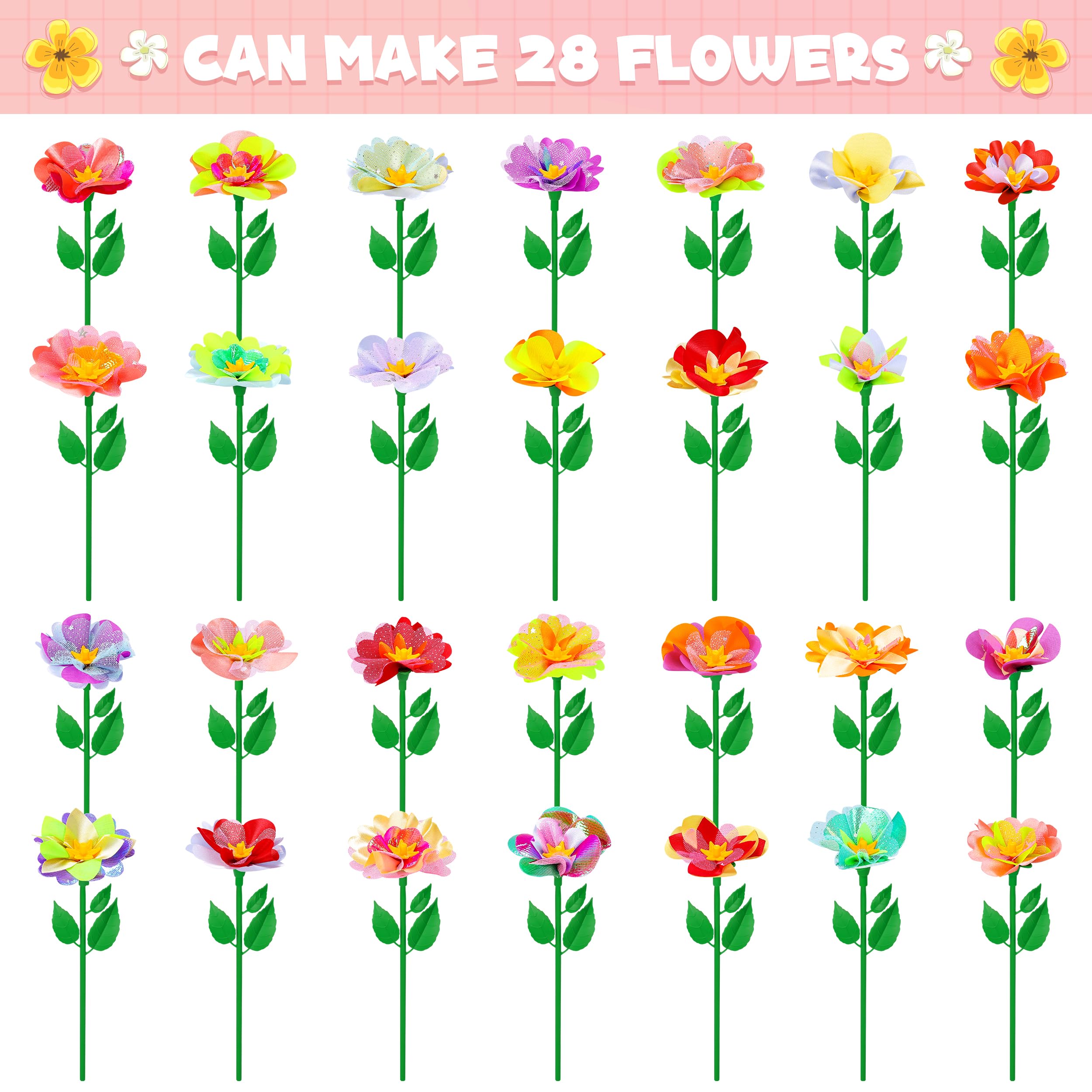 Toyly 28-flower refill enables longer-lasting DIY arrangements.