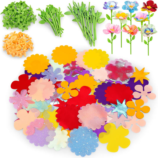 Toyly DIY fabric flower bouquet parts for creative play and personalized arrangements.