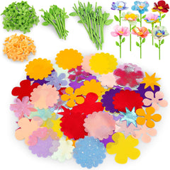 Toyly DIY fabric flower bouquet parts for creative play and personalized arrangements.