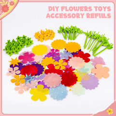 Toyly Flowers Market toy fittings set for easy bouquet assembly and decorative projects.
