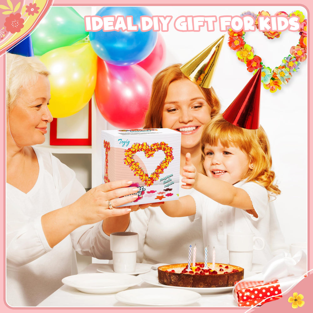 Toyly gift set for girls ages 3 to 8 sparks imaginative flower crafts.