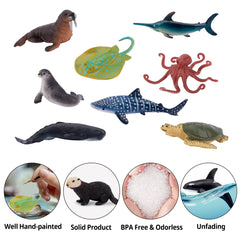 TOYMANY Blue Whale figurine suited for shelf decor and DIY projects