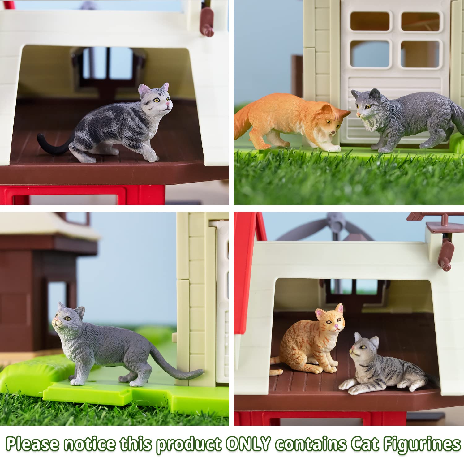 Toymany American Wirehair walking cat figurine enriches storytelling and display