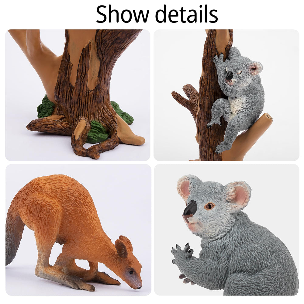 Toymany kangaroo closeup with detailed hand-painted texture.