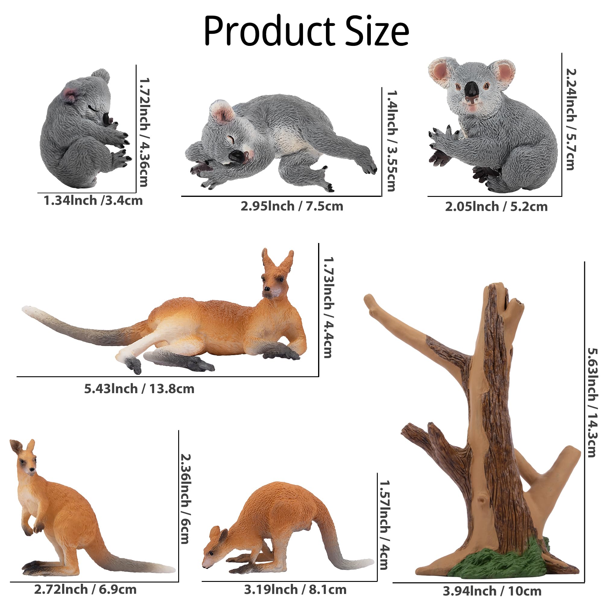 Toymany koala hug figurine, perfect for pretend friends.