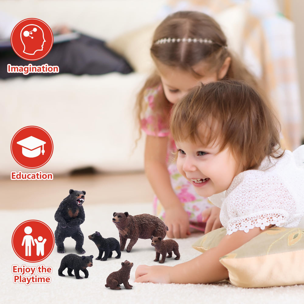 Toymany bear figures: compact size for small hands and easy display.