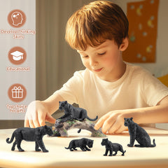 Toymany cake toppers enhance leopard-themed celebrations with playful decor.