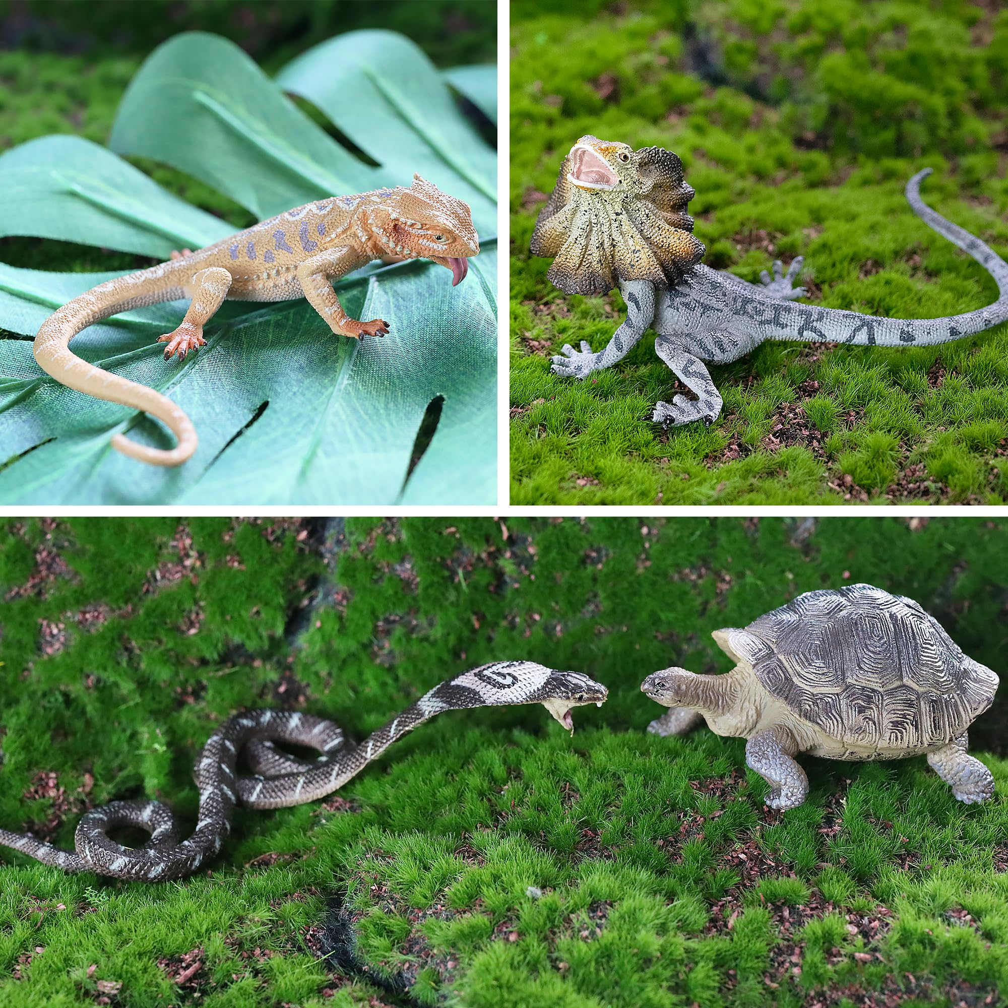 TOYMANY Cobra figurine ideal for dioramas and child-friendly pretend adventures