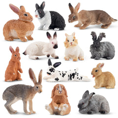 Toymany Easter bunny figure Californian rabbit for education and display