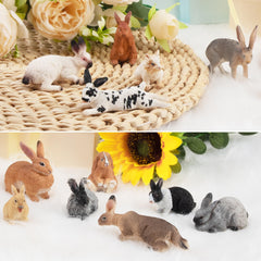 Toymany Easter bunny figure Netherland Dwarf rabbit for compact play