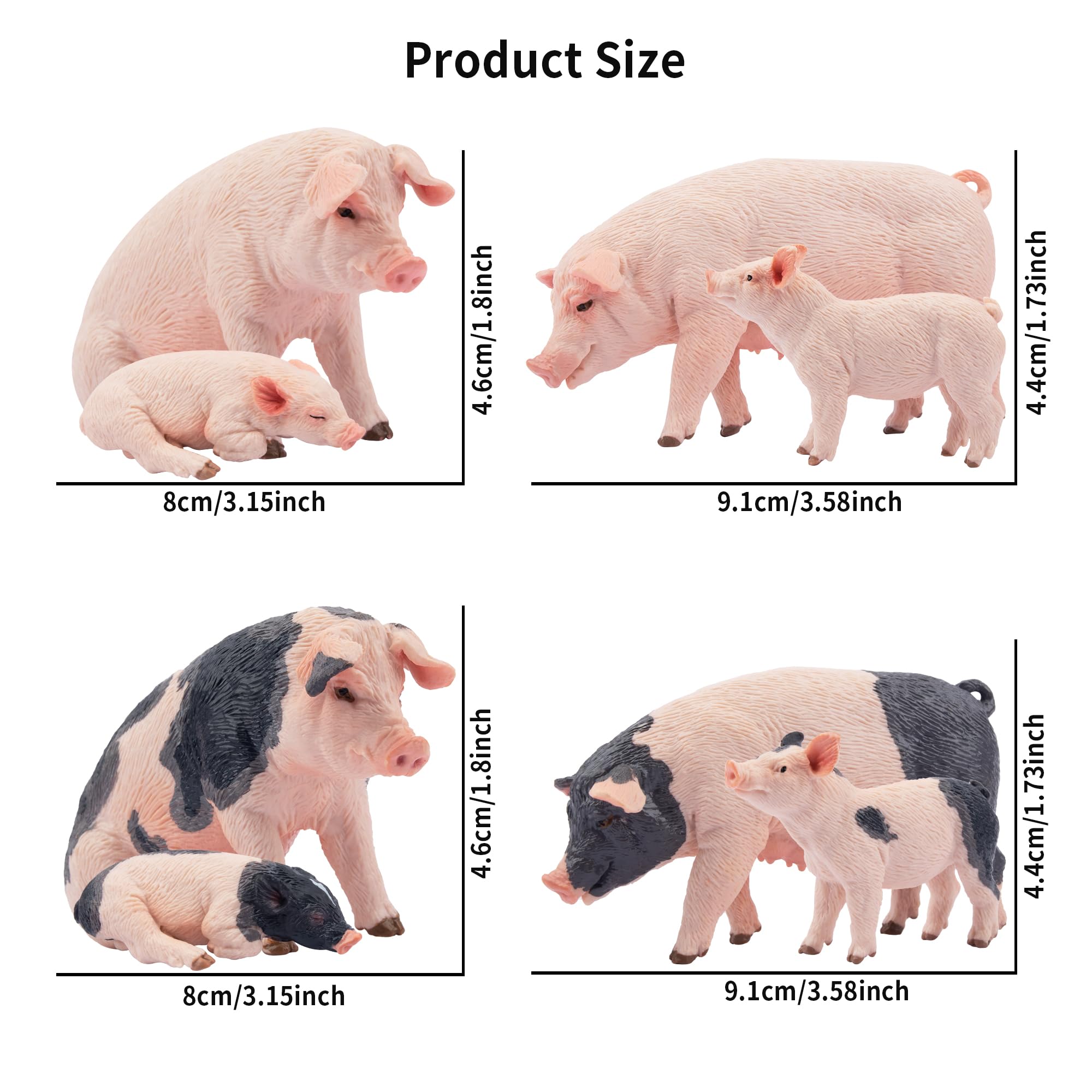 Toymany educational pig figures boost concentration and creativity during play