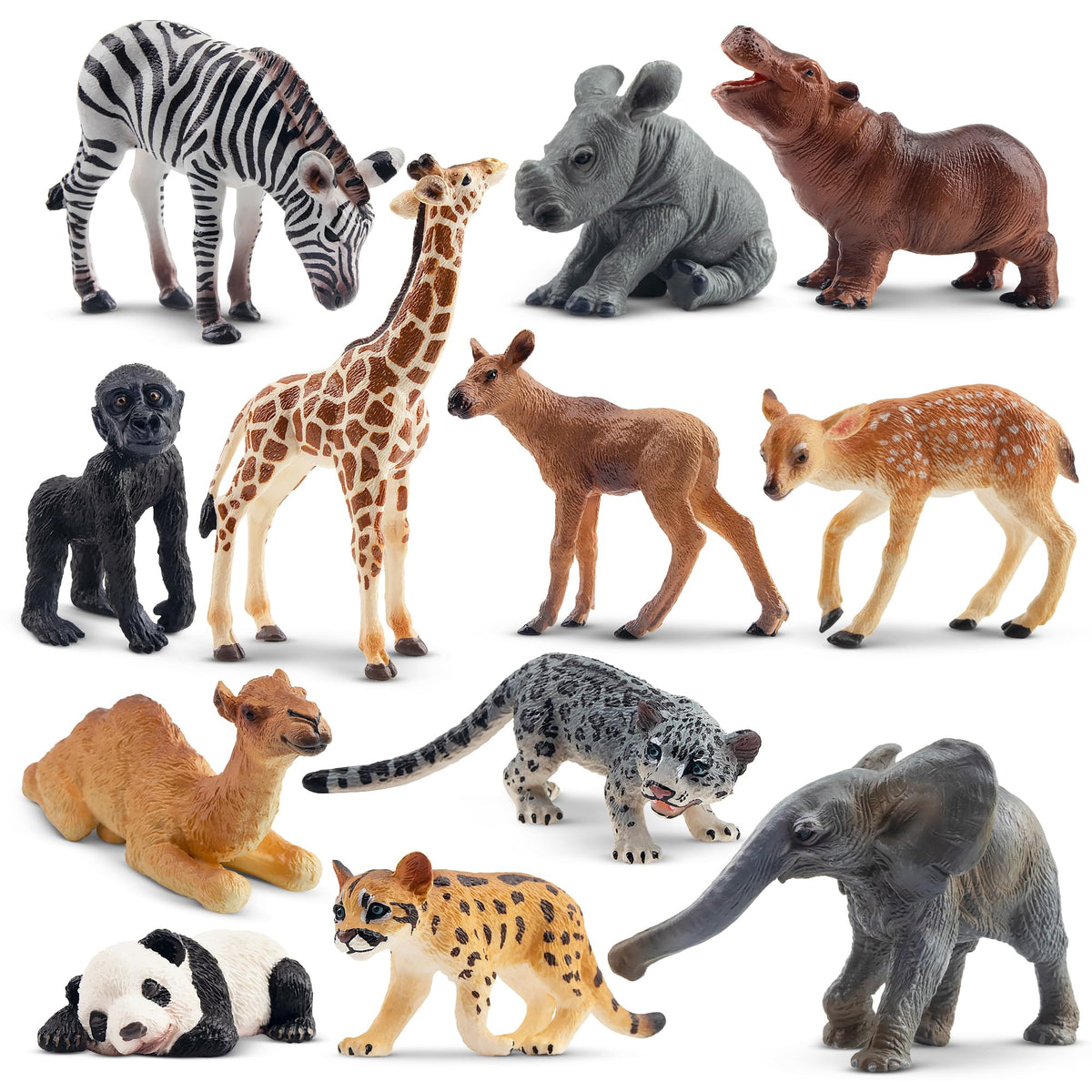 Toymany elephant figurine for imaginative play and storytelling.
