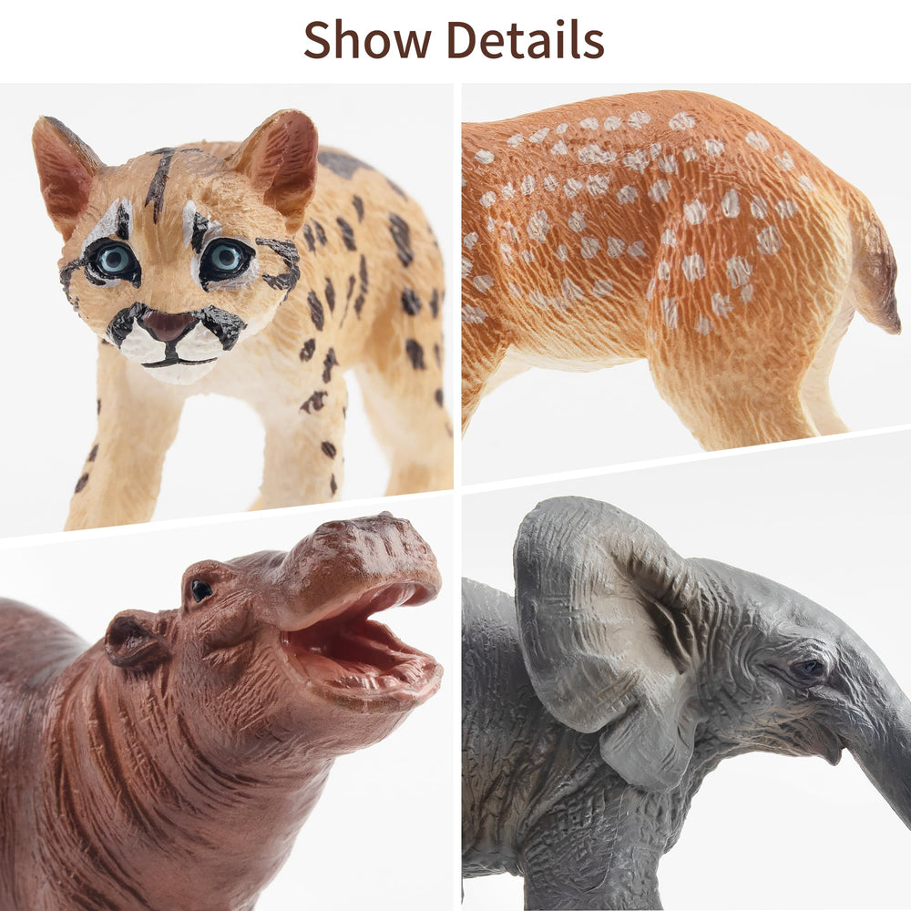 Toymany mountain lion figurine enhances pretend play and decor.