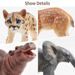 Toymany mountain lion figurine enhances pretend play and decor.