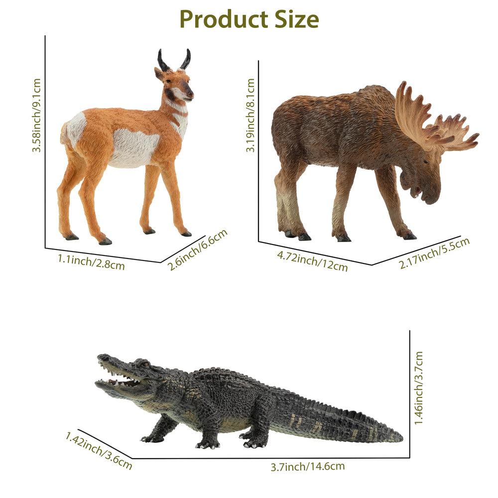 Toymany forest animal pronghorn figurine for creative storytelling