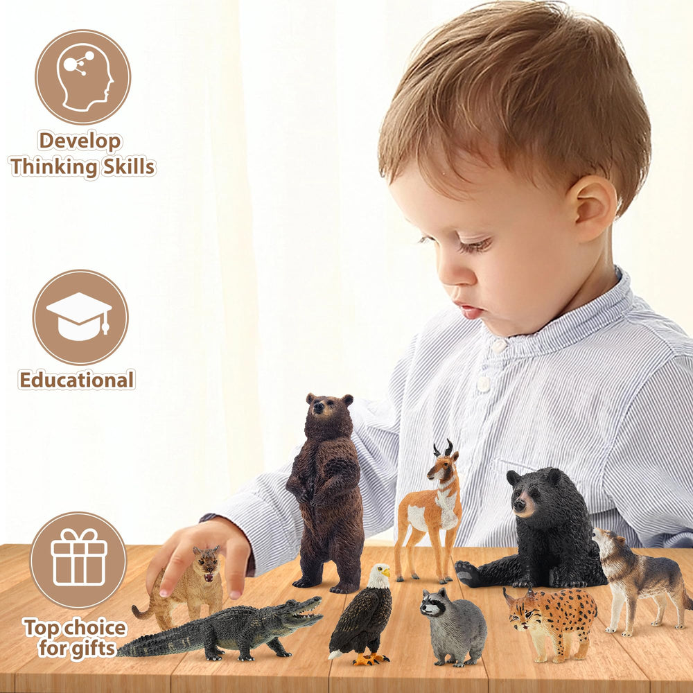 Toymany forest animal wolf figurine for roleplay adventures
