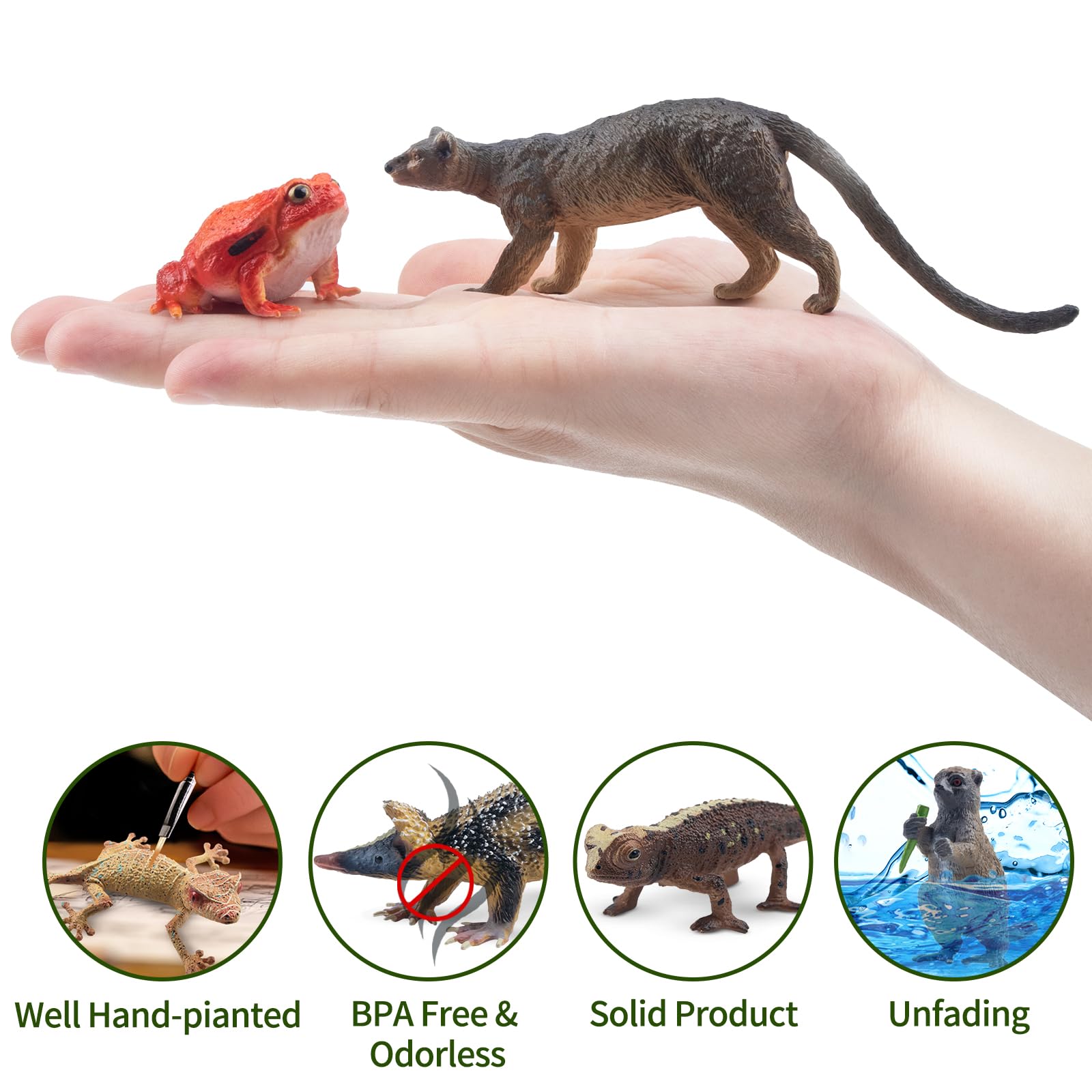 Toymany fossa figurine inspires imaginative predator tales and display.
