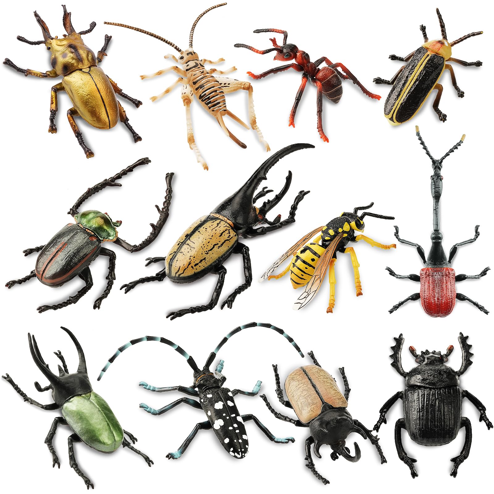 Toymany jansons long-armed scarab beetle figurine with precise textures for science lessons