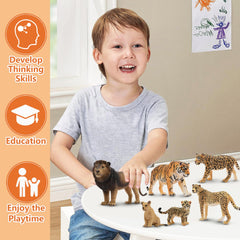 Toymany leopard cub figurine for craft toppers and decor