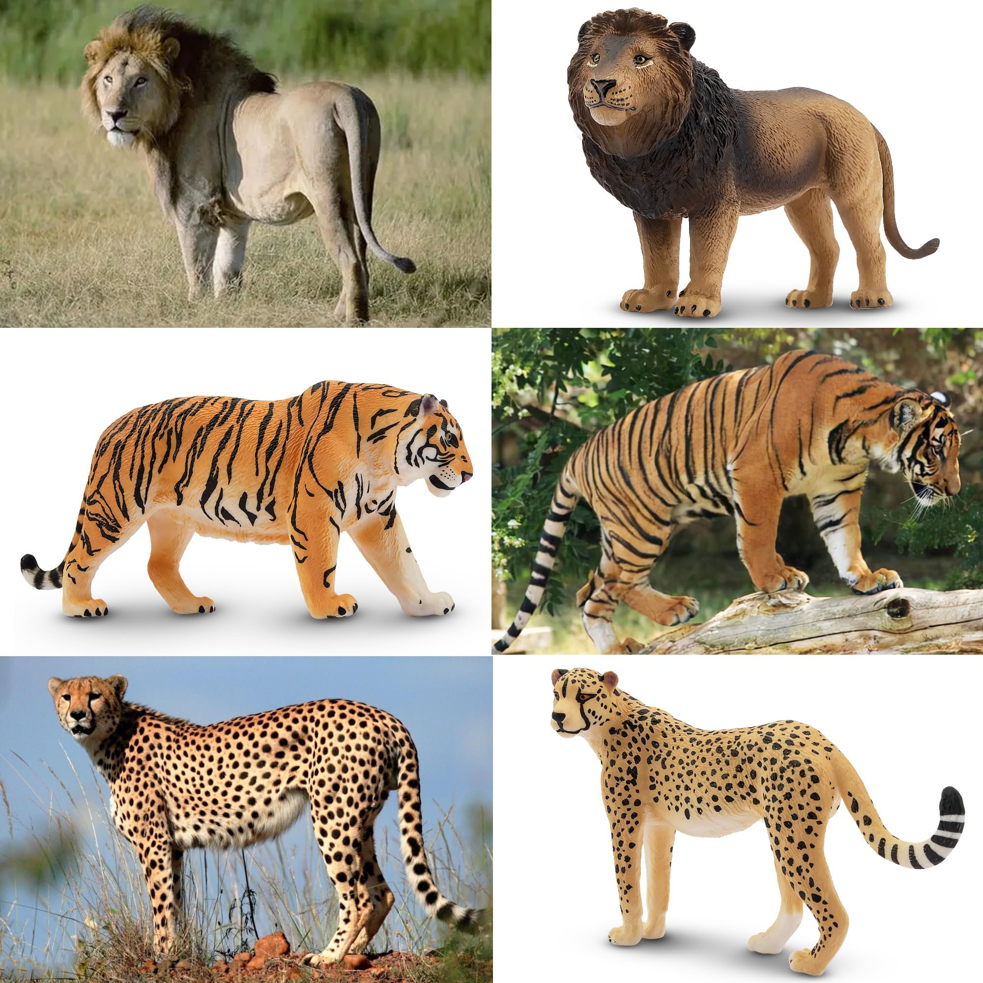 Toymany tiger cub figurine for role-play and imagination