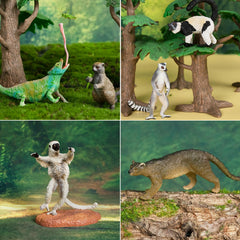 Toymany madame berthe mouse lemur figurine supports tiny wildlife lessons and collection.