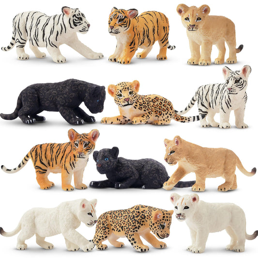 Toymany safari lions figures set for imaginative play and learning