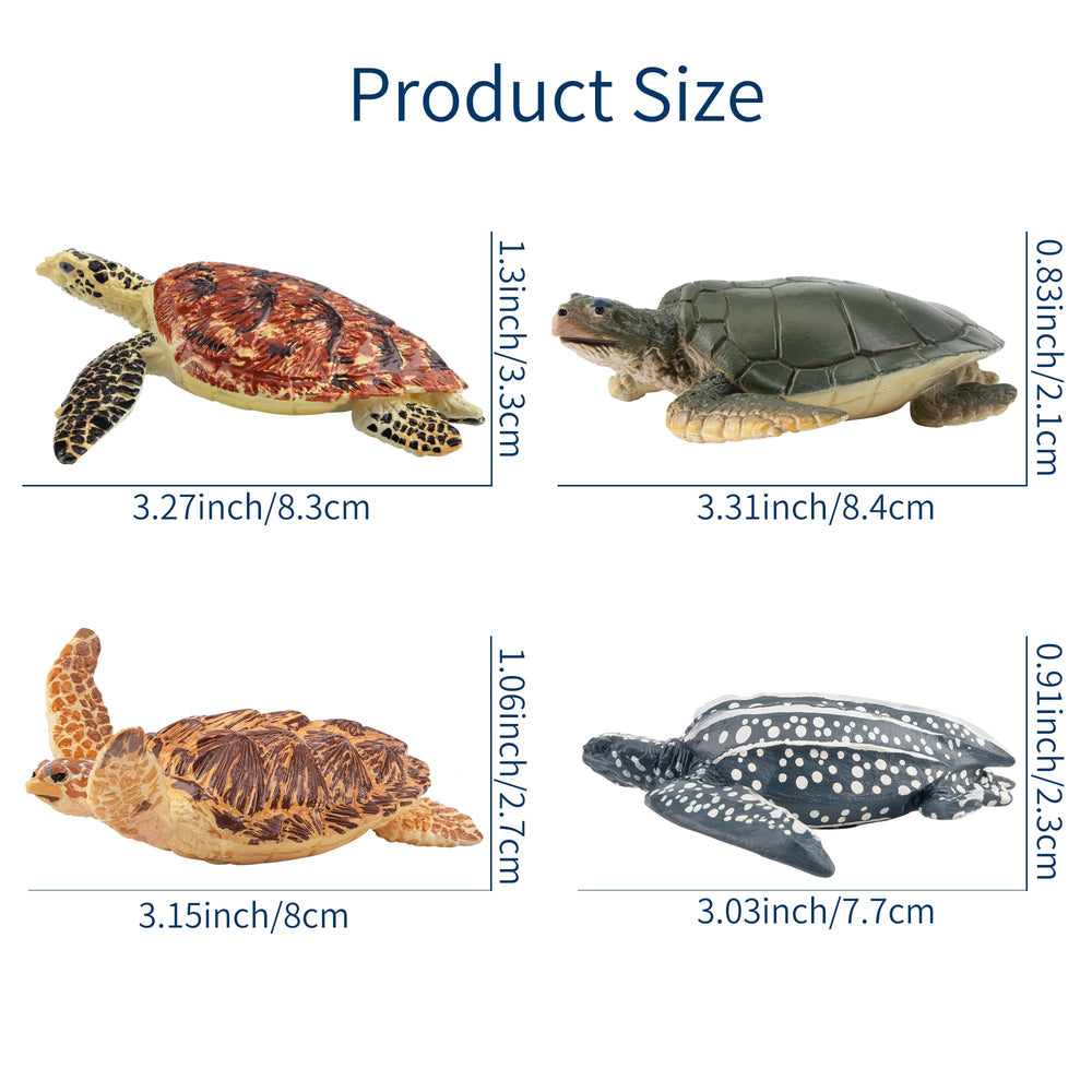 Toymany sea turtle figurines green support storytelling and classroom projects.
