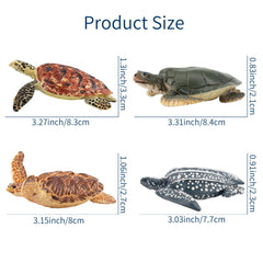 Toymany sea turtle figurines green support storytelling and classroom projects.