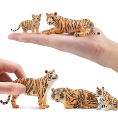 Toymany adult tiger figure features realistic paint and sturdy pose for bright displays.