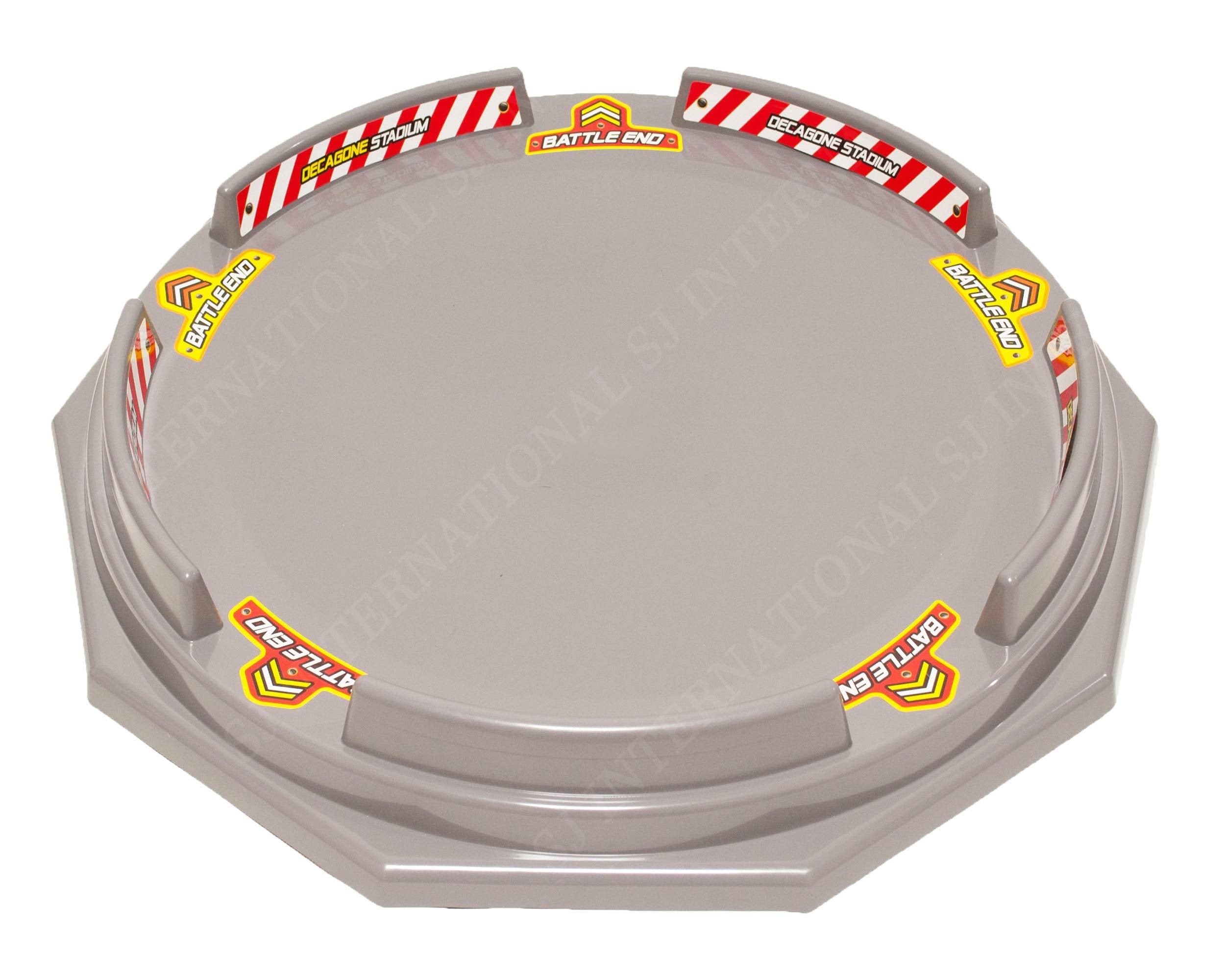 TOYMECA Decagon Stadium front view, a spacious 25-inch arena for 4–6 players.